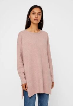 Vero Moda Vmbrilliant Ls O Neck Long - Trui - Rose