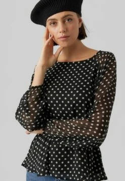 Vero Moda Blouse - Black -Vero Moda 01892de0bf75430c80af79f437748c15