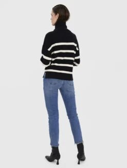 Vero Moda Saba Stripe Ls Highneck Ga Noos - Trui - Black Birchstripes 7 Vero Moda Saba Stripe Ls Highneck Ga Noos - Trui - Black Birchstripes -Vero Moda 01ffda299cf14e08a0d3056df663dd4a