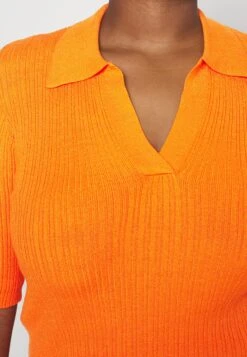 Vero Moda Curve Vmholly Polo- T-Shirt Basic - Scarlet Ibis -Vero Moda 049276eba2aa4285bfee2a2eeac2afcf