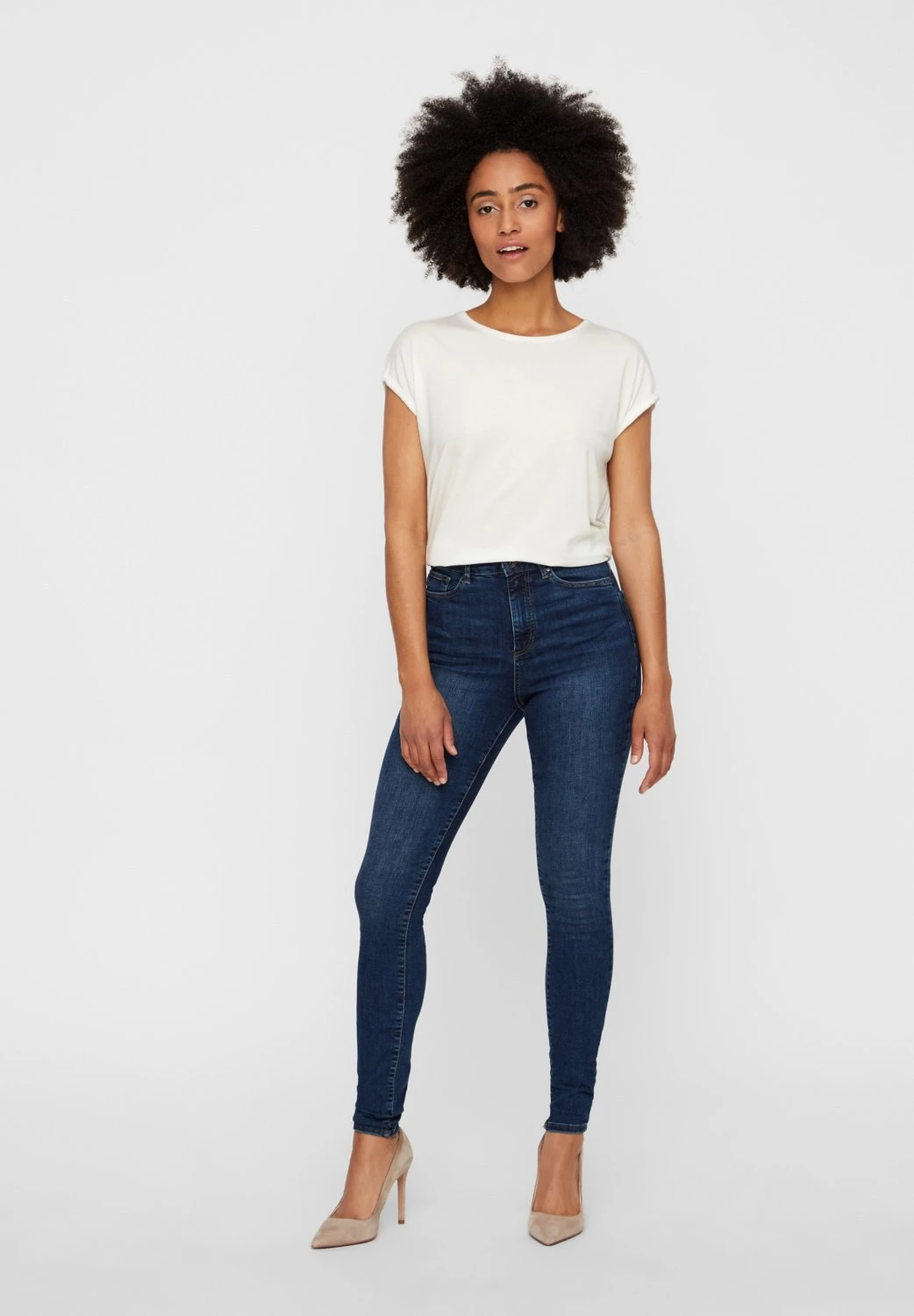 Vero Moda Vmsophia- Jeans Skinny Fit - Medium Blue 2 Vero Moda Vmsophia- Jeans Skinny Fit - Medium Blue - Afbeelding 2