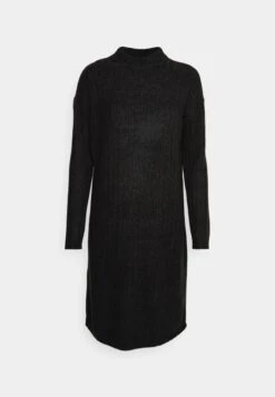 Vero Moda Vmlulu Lefile Ls - Gebreide Jurk - Dark Grey Melange -Vero Moda 084b8cce23024c478259c7fe33319b4a