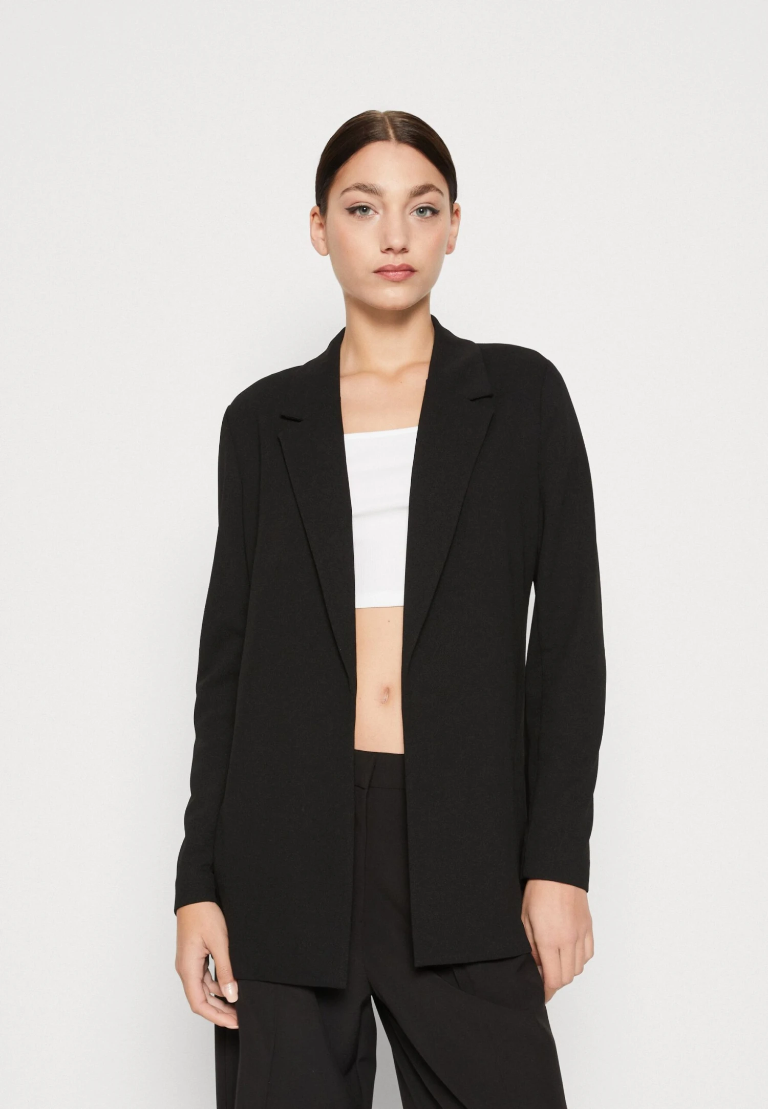 Vero Moda Vmlivamaria Long - Blazer - Black 1 Vero Moda Vmlivamaria Long - Blazer - Black