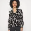 Vero Moda Petite Vmeasy Volume Top- Blouse - Black/Cila