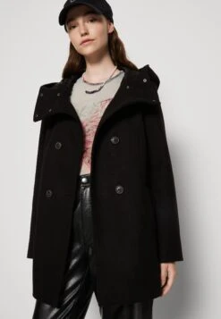 Vero Moda Vmfortune Shila Jacket - Mantel - Black -Vero Moda 0c59e424de174a94a72e229e7f03d6d2