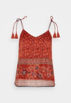 Vero Moda Vmlucy String Singlet Boho- Top - Barn Red -Vero Moda 1012152a07eb4e5a8284e9da731e66c5