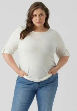 Vero Moda Curve Longsleeve - Snow White