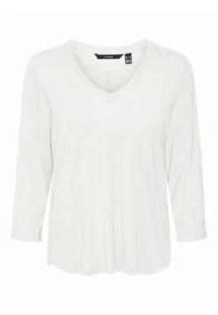Vero Moda Curve Curve Oberteil - Longsleeve - Snow White -Vero Moda 10d1aa6a777d40ff8adfa547dcf43cd8