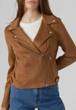 Vero Moda Imitatieleren Jas - Cognac 8 Vero Moda Imitatieleren Jas - Cognac -Vero Moda 1147d7bebf45438680c783d499fff360