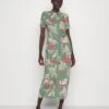 Vero Moda Tall Vmeasy Long Shirt Dress - Blousejurk - Laurel Wreath/Lily