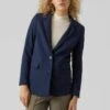 Vero Moda Halflange Jas - Navy Blazer