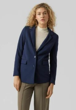 Vero Moda Halflange Jas - Navy Blazer