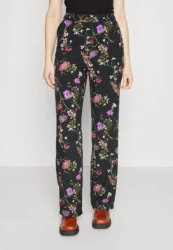 Vero Moda Tall Vmeasy Wide Pants - Broek - Black/Mille