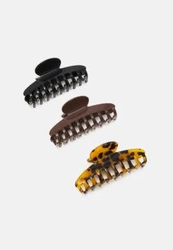 Vero Moda Vmjoan Hair Claw 3 Pack - Haaraccessoire - Turtle/ Black Solid/ Brown Solid