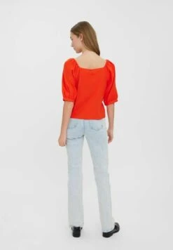 Vero Moda Vmjesmilo - Blouse - Spicy Orange -Vero Moda 206d51975f1f42c0a350ae06aef6fa2d