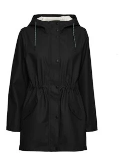 Vero Moda Vmmalou Coated Noos - Parka - Black -Vero Moda 21a490ef3c414111b7ffaa94244bdda1