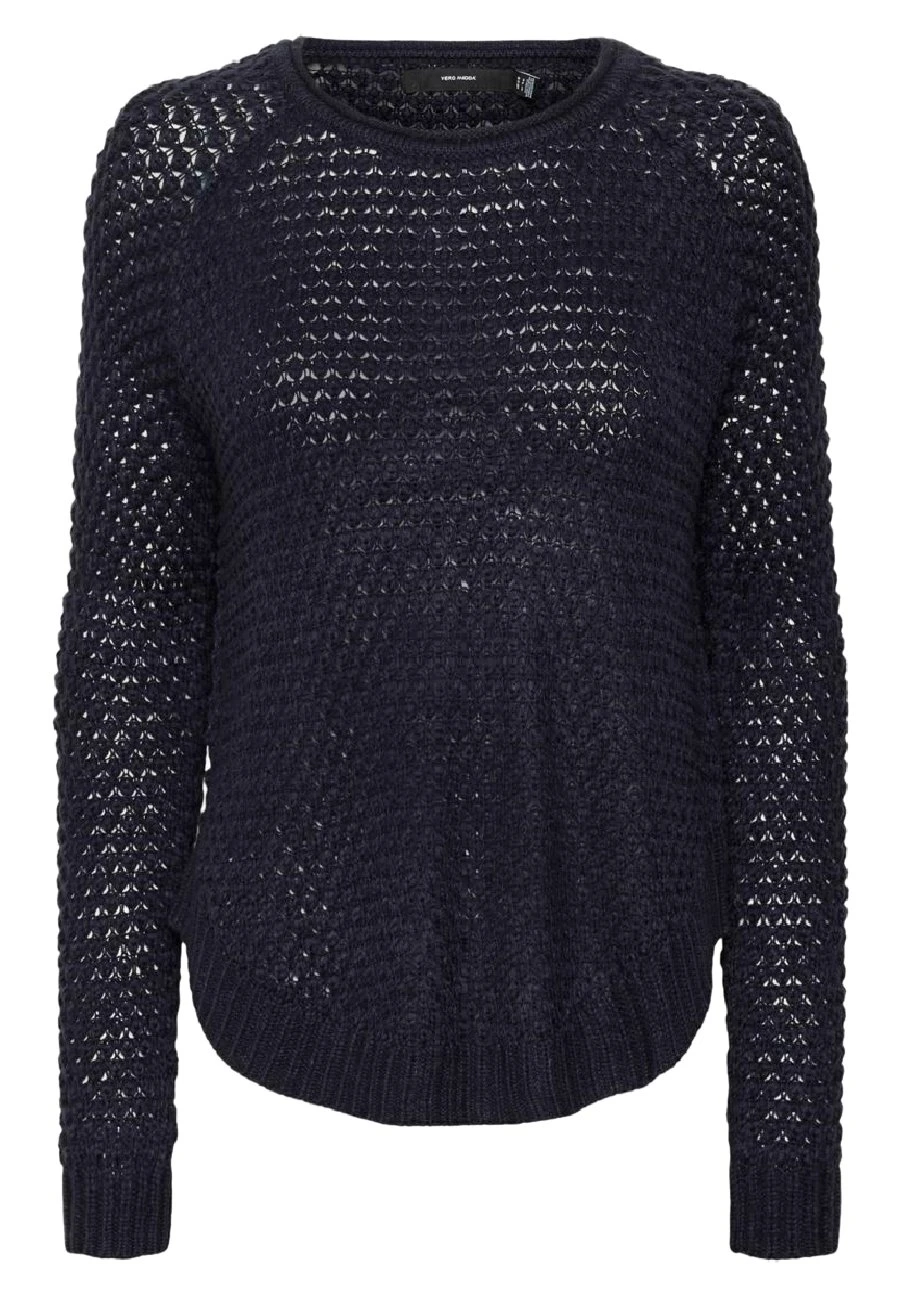Vero Moda Vmesme Surf Ls O-Neck- Trui - Navy Blazer 5 Vero Moda Vmesme Surf Ls O-Neck- Trui - Navy Blazer - Afbeelding 5