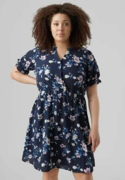 Vero Moda Curve Blousejurk - Navy Blazer