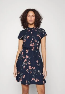 Vero Moda Tall Vmnewhallie S/S Short Dress Exp Tll - Jurk - Night Sky