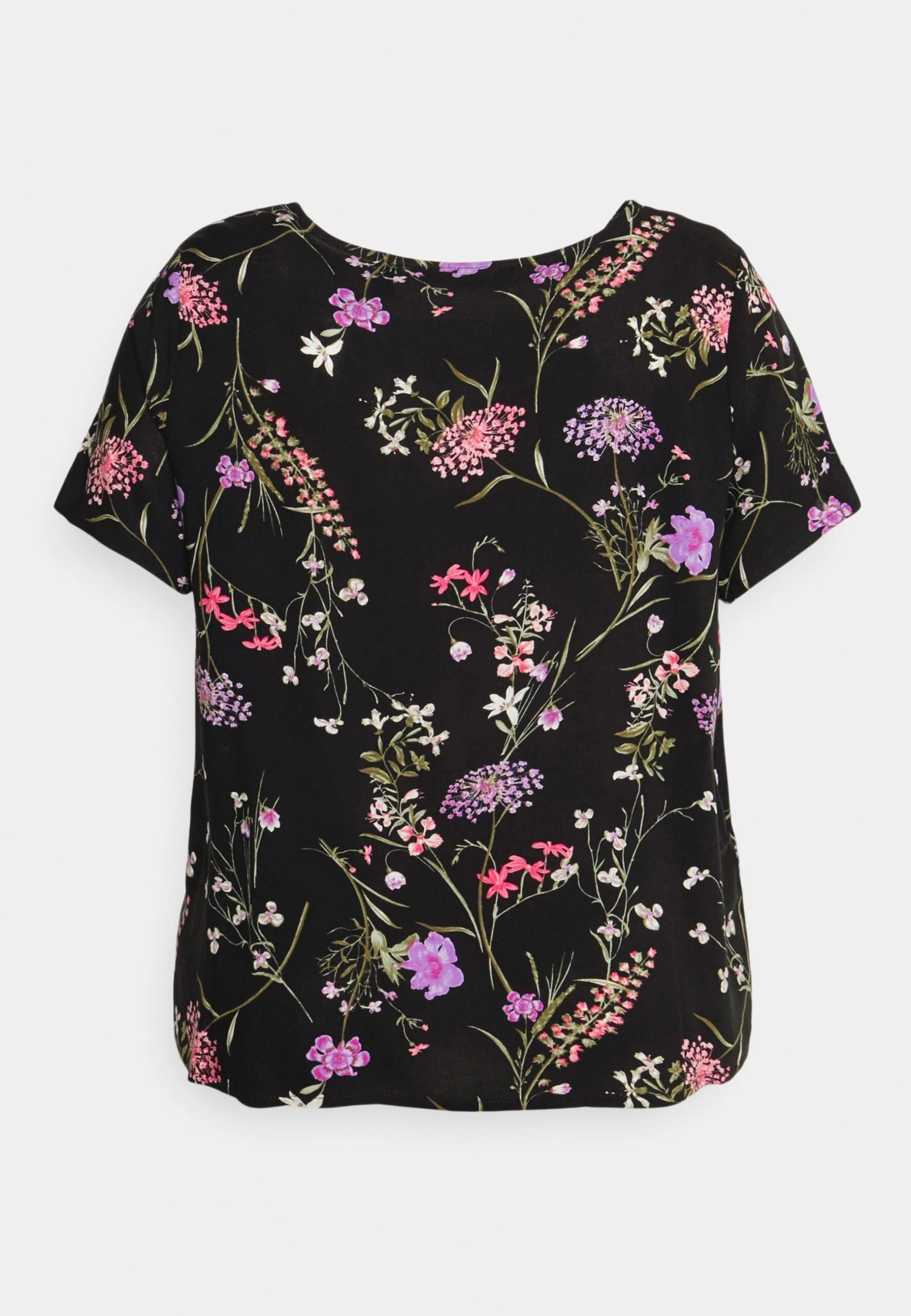Vero Moda Curve Easy- T-Shirt Print - Black 2 Vero Moda Curve Easy- T-Shirt Print - Black - Afbeelding 2