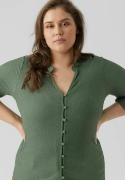 Vero Moda Curve Overhemdblouse - Laurel Wreath -Vero Moda 26be4ae125ed41fe88b3472047a27bbc