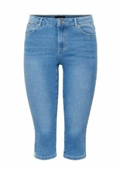 Vero Moda Capri - Jeansshort - Light Blue Denim -Vero Moda 2ca2ab19cfcd41b5949b91e33494b6de