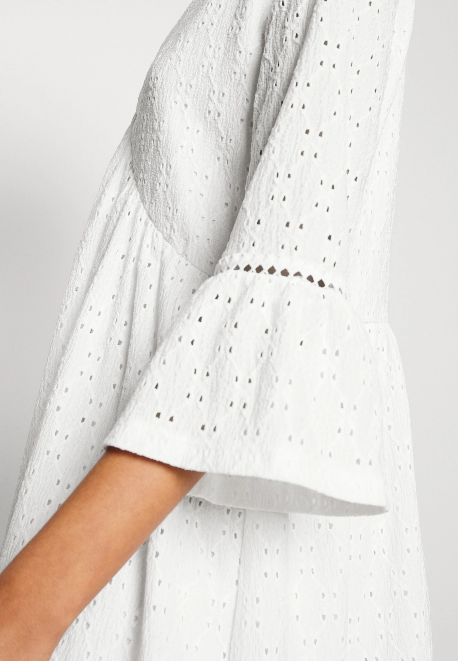 Vero Moda Tall Vmmarcy Short Dress- Jurk - Snow White 5 Vero Moda Tall Vmmarcy Short Dress- Jurk - Snow White - Afbeelding 5