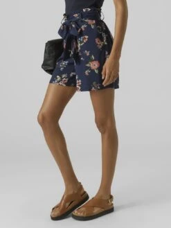 Vero Moda Vmeasy - Shorts - Dark Blue/Multi-Coloured