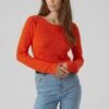 Vero Moda Trui - Tangerine Tango
