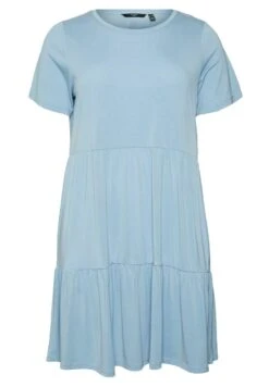 Vero Moda Curve Filli Calia Ss Short Ga Cur - Jerseyjurk - Blue Bell -Vero Moda 31ca756039fb420684e427bc30386208