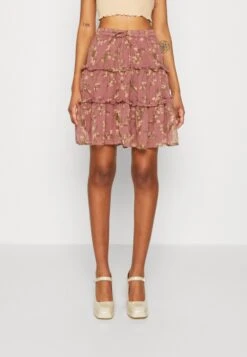 Vero Moda Vmsmilla Short Frill Skirt - A-Lijn Rok - Rose Brown/Vega
