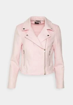 Vero Moda Petite Vmjose Short Jacket - Imitatieleren Jas - Parfait Pink -Vero Moda 390830e3edb34abbab5be5202d112664