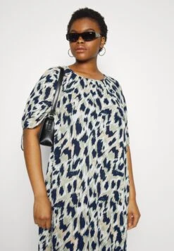 Vero Moda Curve Vmmenny Dress - Maxi-Jurk - Navy Blazer/Mette -Vero Moda 3a0f6992f68d4af5bb7d6bacb1a8342f