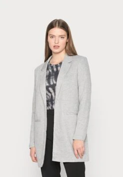 Vero Moda VmverinaLong - Blazer - Light Grey Melange