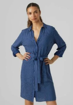 Voorkant 5 Vero Moda Blousejurk - Estate Blue
