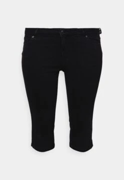 Vero Moda Curve Vmruna Seven Knickers - Jeansshort - Black -Vero Moda 3c3e7a33ad31429c9769dc68c6e7b95a