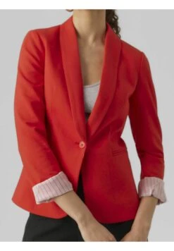 Vero Moda Harukimo Ls Classic Noos - Blazer - Tomato -Vero Moda 3f2a7334d3384dd897451062a7cc94e2