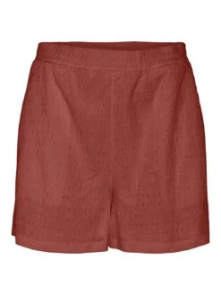 Vero Moda Vmulrikke Broderie Anglais - Shorts - Barn Red
