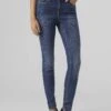 Vero Moda Vmlydia - Jeans Skinny Fit - Dark Blue Denim