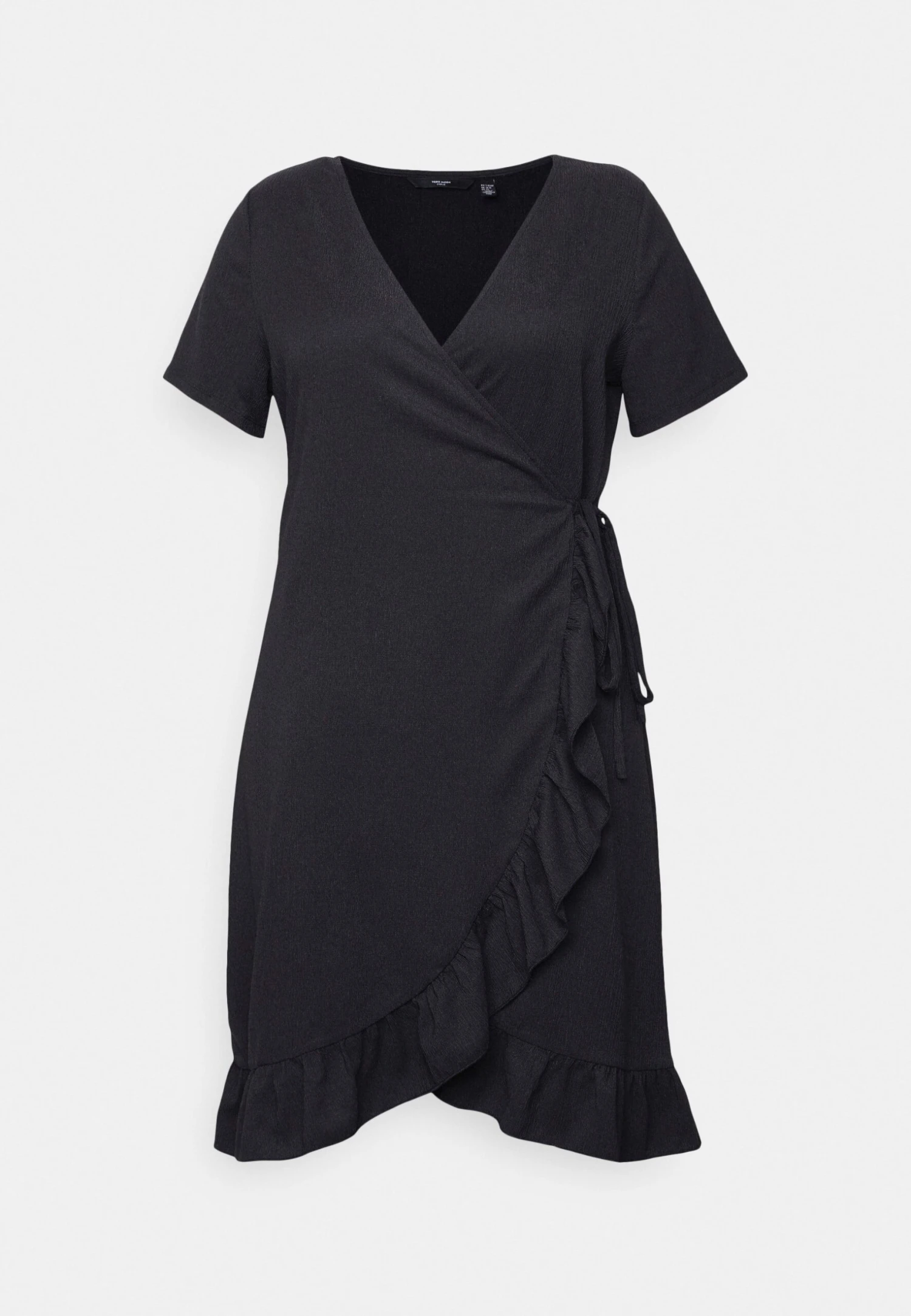 Vero Moda Curve Vmhaya Short Dress - Jurk - Black 5 Vero Moda Curve Vmhaya Short Dress - Jurk - Black - Afbeelding 5