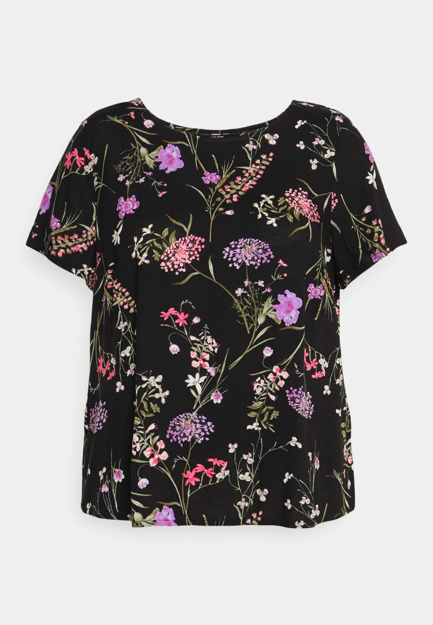 Vero Moda Curve Easy- T-Shirt Print - Black 1 Vero Moda Curve Easy- T-Shirt Print - Black
