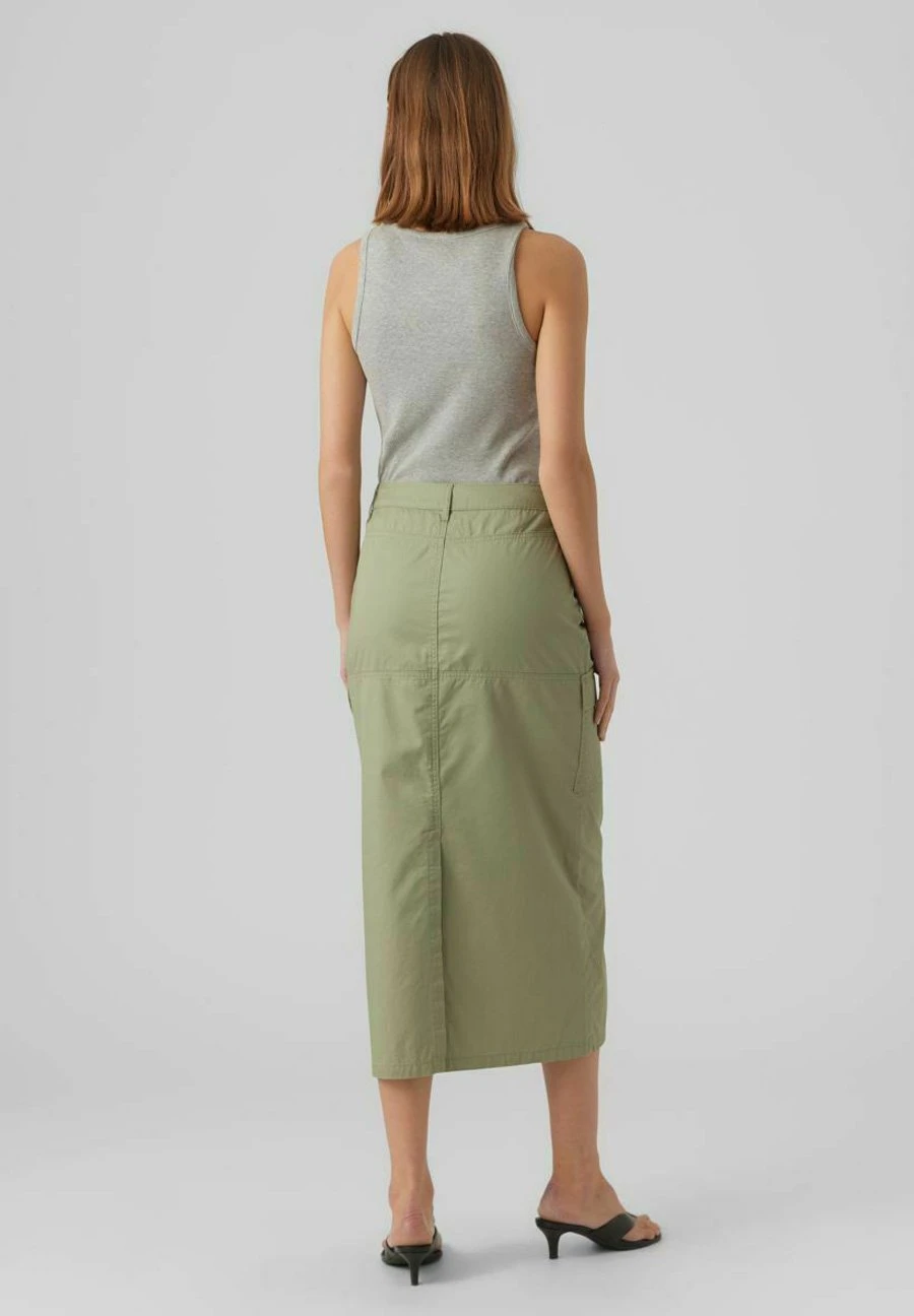 Vero Moda Kokerrok - Laurel Oak 3 Vero Moda Kokerrok - Laurel Oak - Afbeelding 3