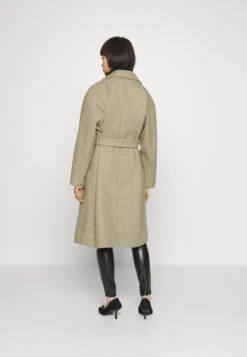 Vero Moda Petite Vmfortune Long Jacket - Mantel - Silver Mink -Vero Moda 49c9b18abdec4ac7978b3489291f079b