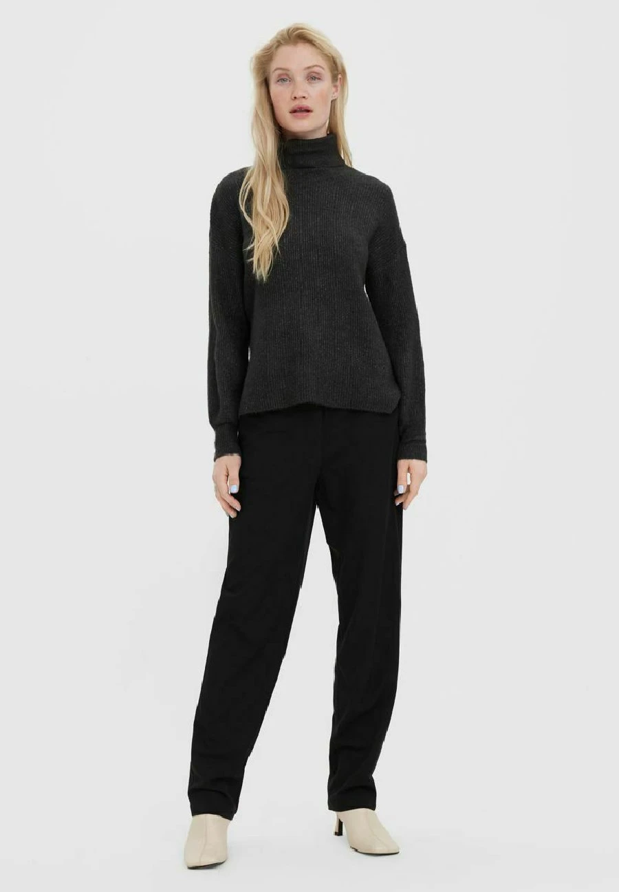 Vero Moda Trui - Dark Grey Melange 2 Vero Moda Trui - Dark Grey Melange - Afbeelding 2