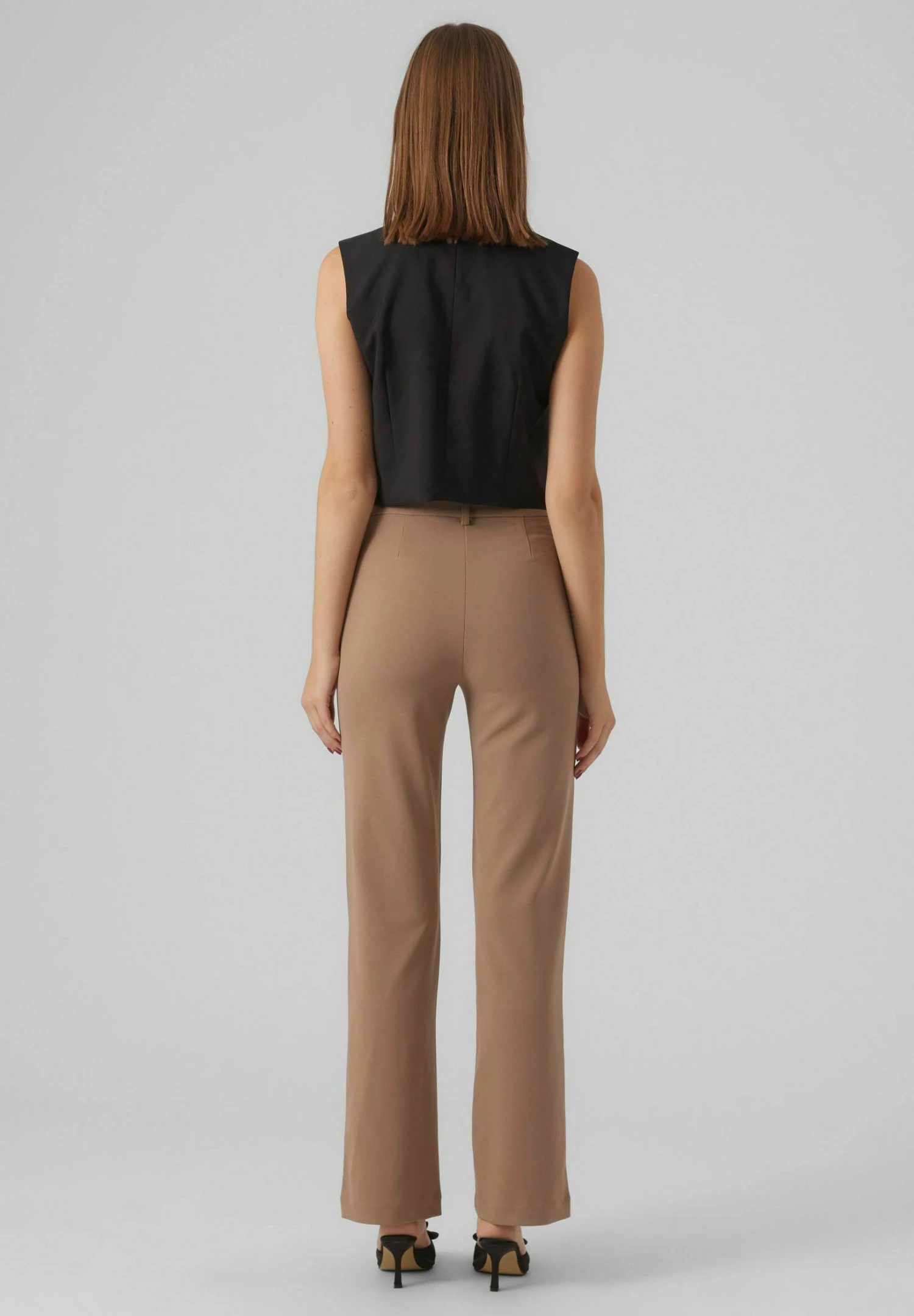 Vero Moda Zamira Straight Noos - Broek - Brown Lentil 3 Vero Moda Zamira Straight Noos - Broek - Brown Lentil - Afbeelding 3