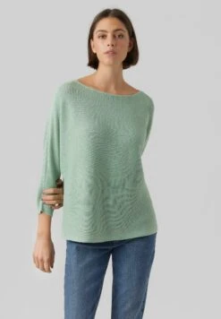 Vero Moda Nora 3/4 Boatneck Noos - Trui - Silt Green