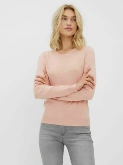 Vero Moda Langarm - Trui - Misty Rose