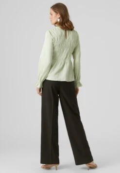 Vero Moda Mekka L S Smock Midi Wvn Exp - Blouse - Seacrest -Vero Moda 51a8d406ea074089867d3c9e6ba56633