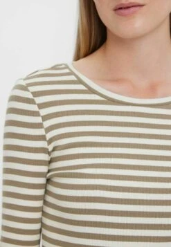 Vero Moda Mit Langen Ärmeln Gestreiftes - Trui - Snow White -Vero Moda 522de46b77cc4e71a08a66aab86816b2