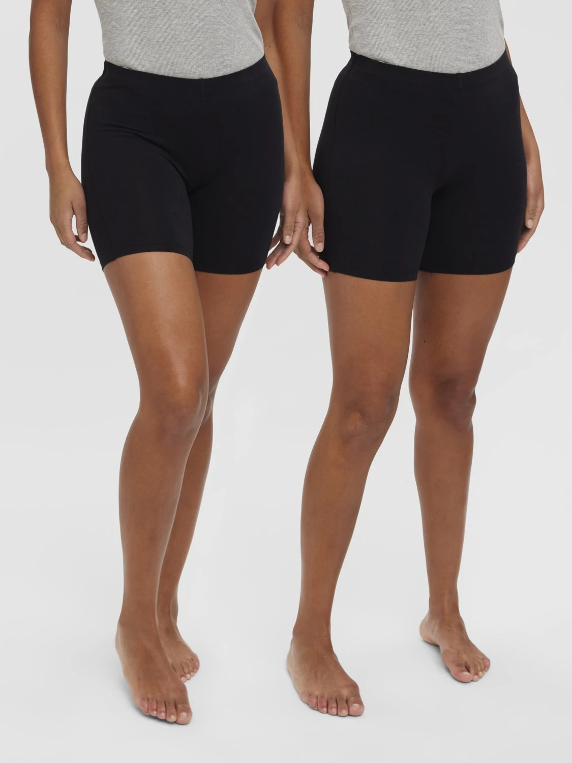 Vero Moda Petite Vmmaxi Biker 2Pack - Shorts - Black 1 Vero Moda Petite Vmmaxi Biker 2Pack - Shorts - Black